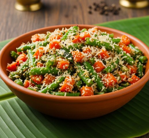 Carrot Beans Thoran 